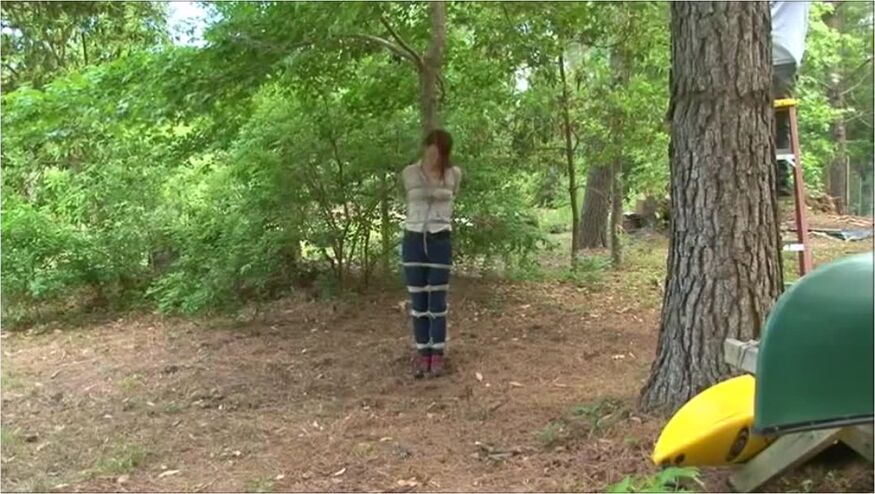 Tied To A Tree With Madalynn Raye