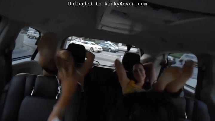 Sexy Girls Getting Their Tied Up Amateur Feet Tickled In The Van