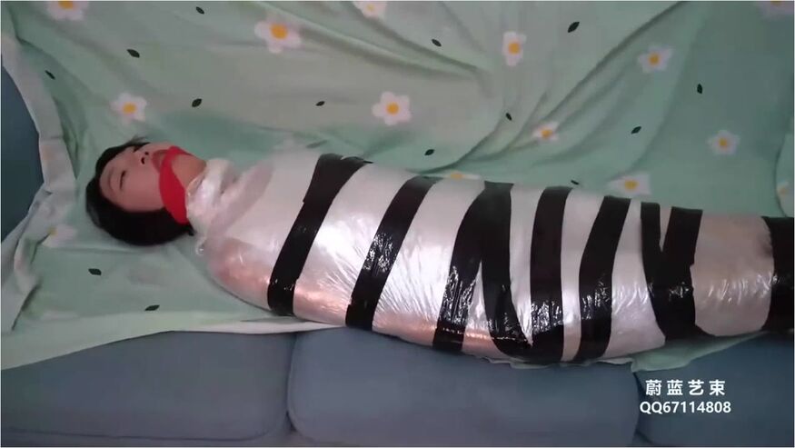 Zihan Cling Film Black Tape Mummy Mouth Opener