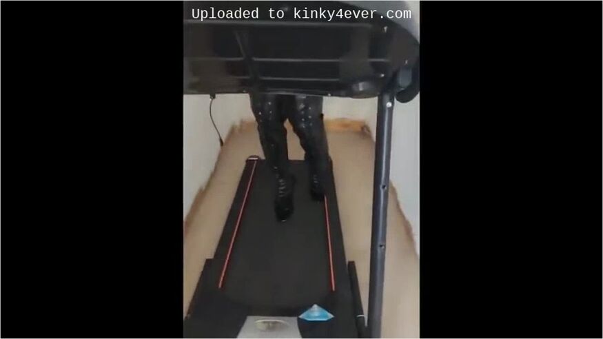 Straight Jacket Treadmill Bondage