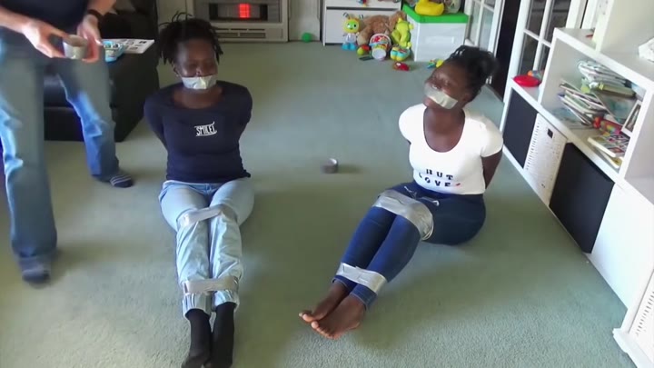 Black Girls In Tape Bondage