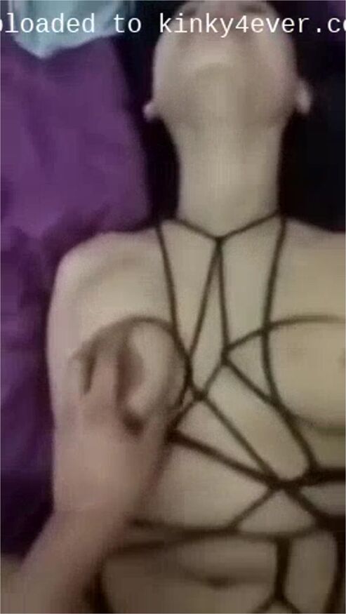 Asian Lady Amateur Bondage & Fucked