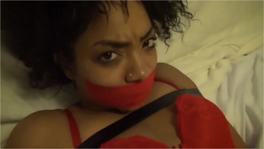 Beautiful Black Girl In Straps