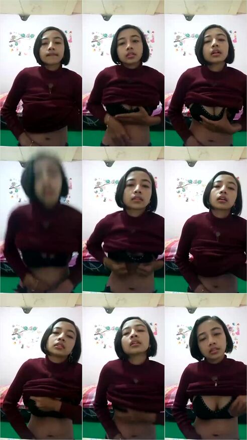 Video Cam Cewe Baju Coklat Rambut Pendek Sange Terus KingBokep
