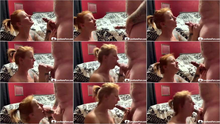 Redheaded Cutie Licks My Shaved Cock Clean And Sucks Me Dry - Bokep Barat