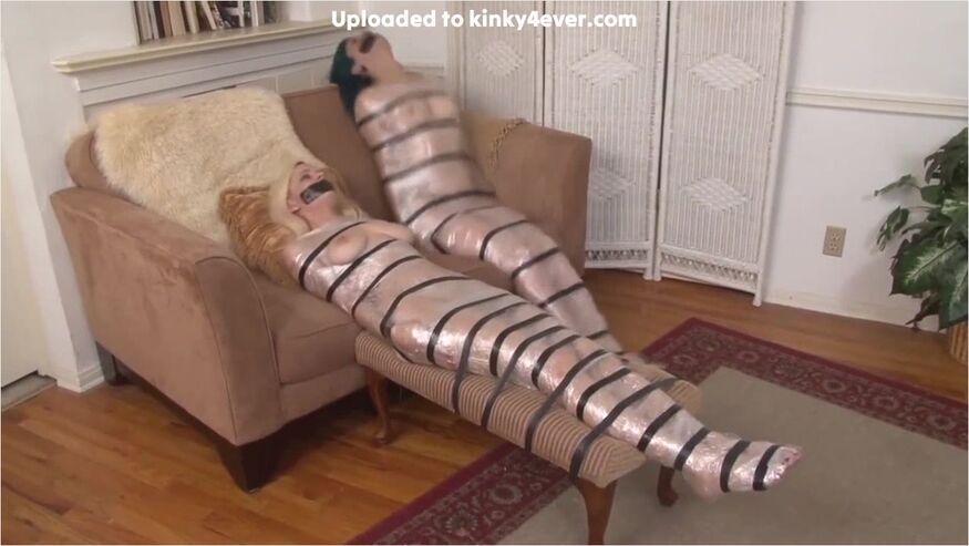 Danielle Trixie And Loren Chance - Mummified Captives And