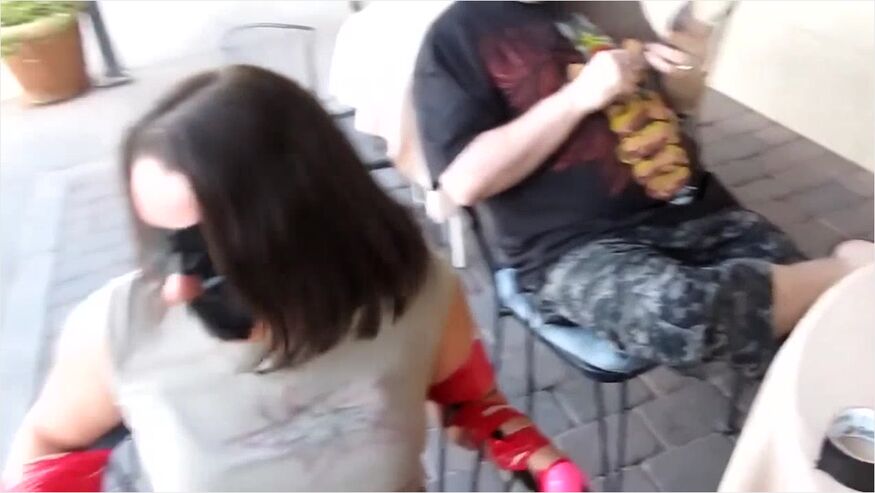 Taped To A Chair, Gagged & Blindfolded ( 1 Of 2)