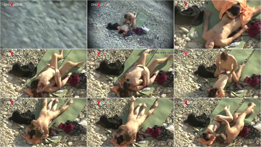 Bokep Barat Beach Voyeur Is Fresh Sperm Good As A Sunblock Cream