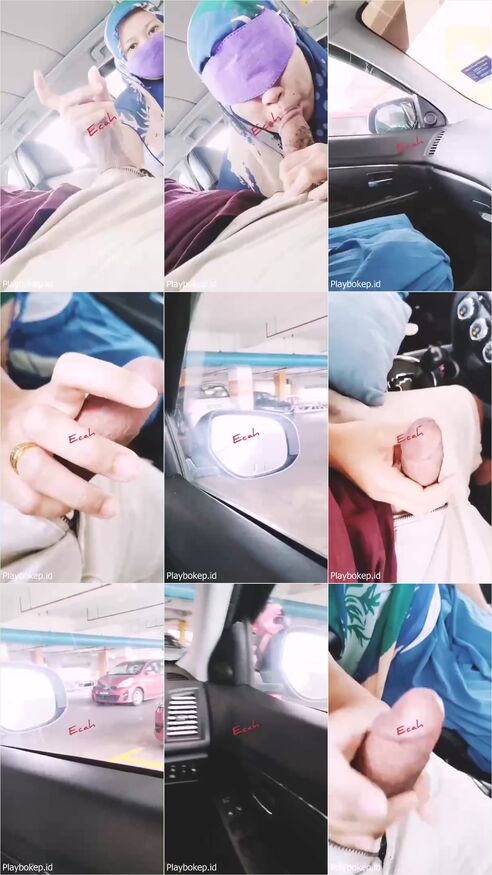 Video Jilbab Biru BJ Di Mobil Bokeplah