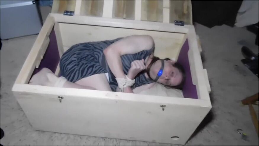 July 2021 Jeanninefrancine Is Boud, Gagged And Boxed