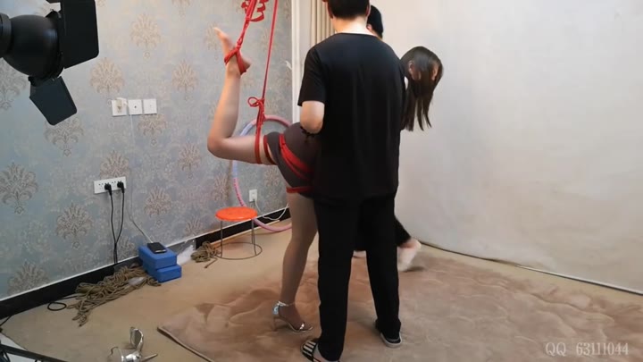 Chinese Bondage - Red Rope Suspension