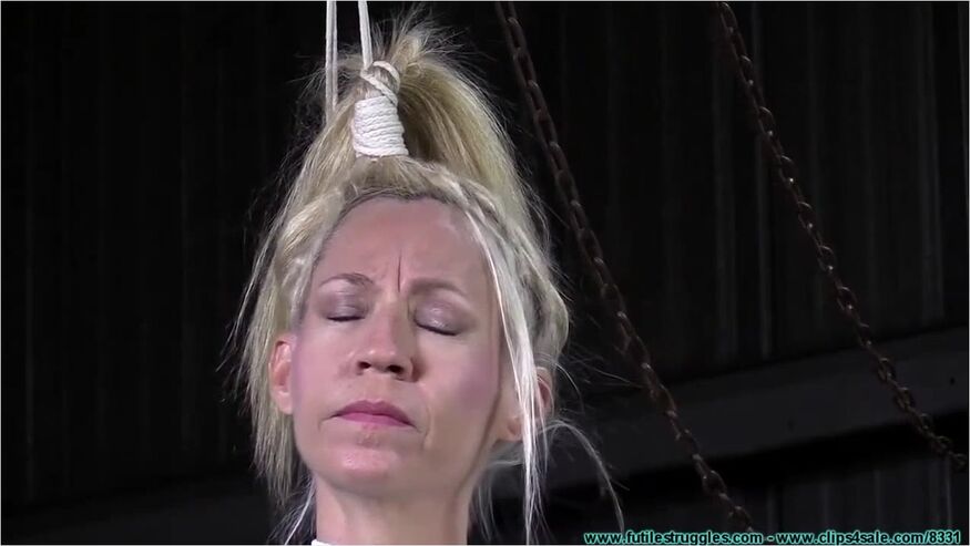 Blonde In Hardcore Bondage