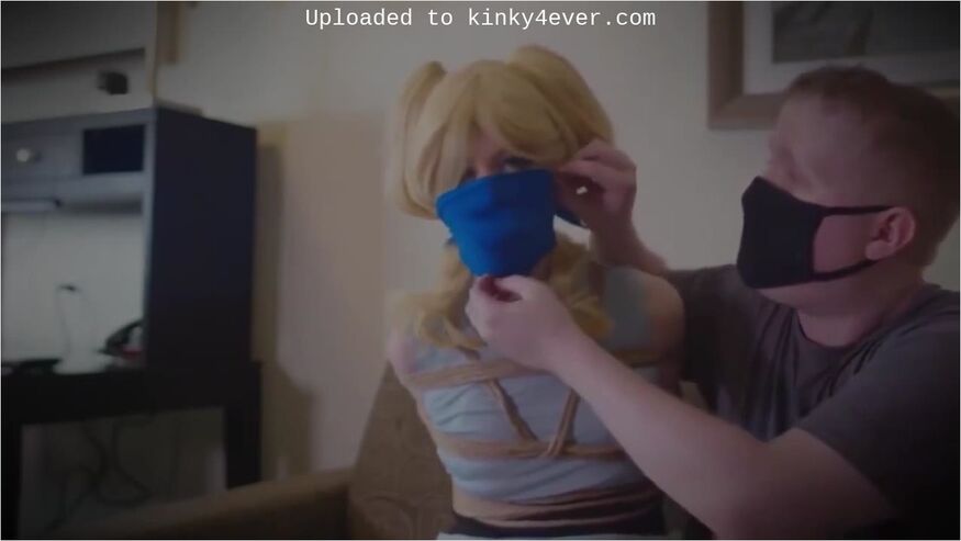 Blonde Tied And Gagged