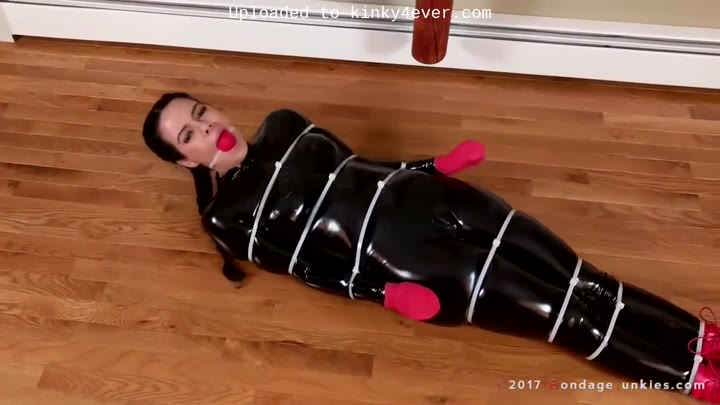 Catsuit, Gag, And Zipties