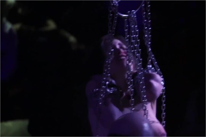 Russian Slut Enjoys Hard Torture On Live Stage