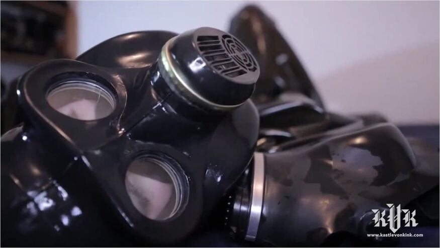 Gas Mask And Heavy Rubber
