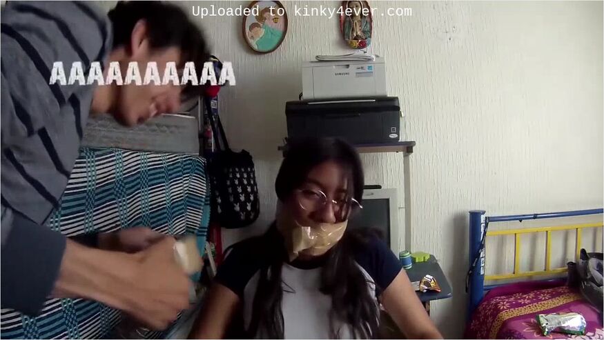 Another Mexican Girl Wrap Gagged