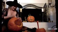 juliaannlive 19 10 30 titty pumpkin halloween with jenna foxx bts