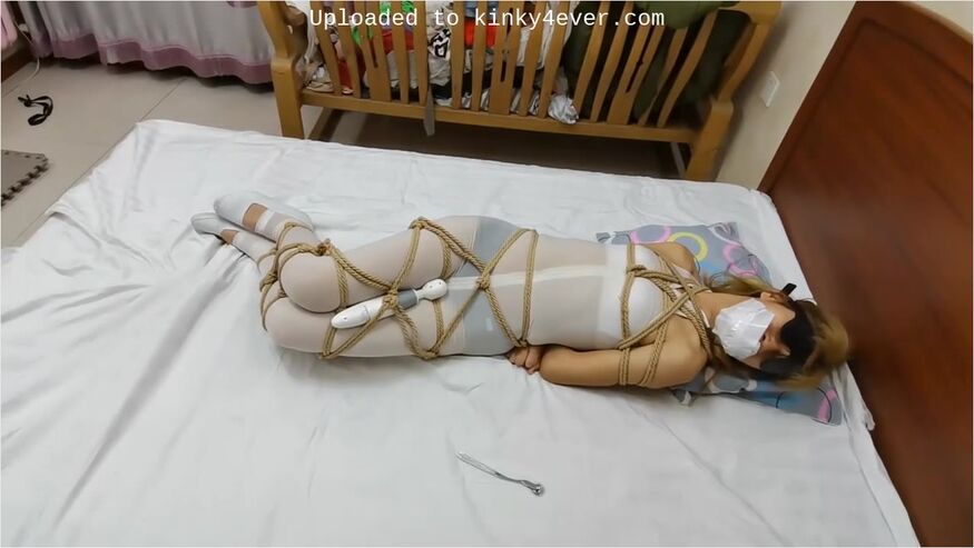 White Panty Hose Bondage