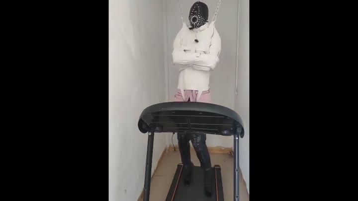 Straight Jacket Treadmill Bondage