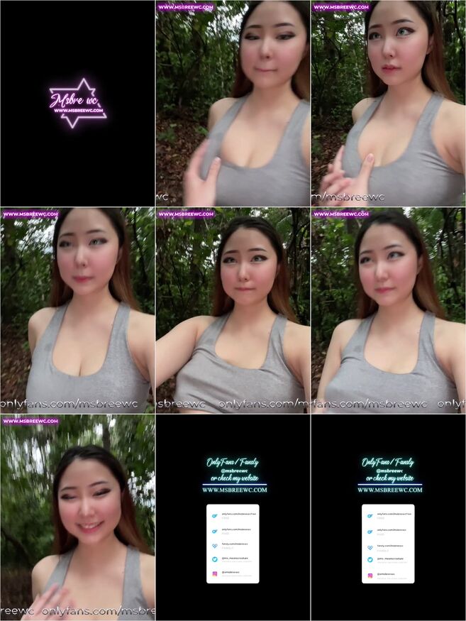 Menyentuh Payudara Di Alam - Onlyfans @Msbreewc