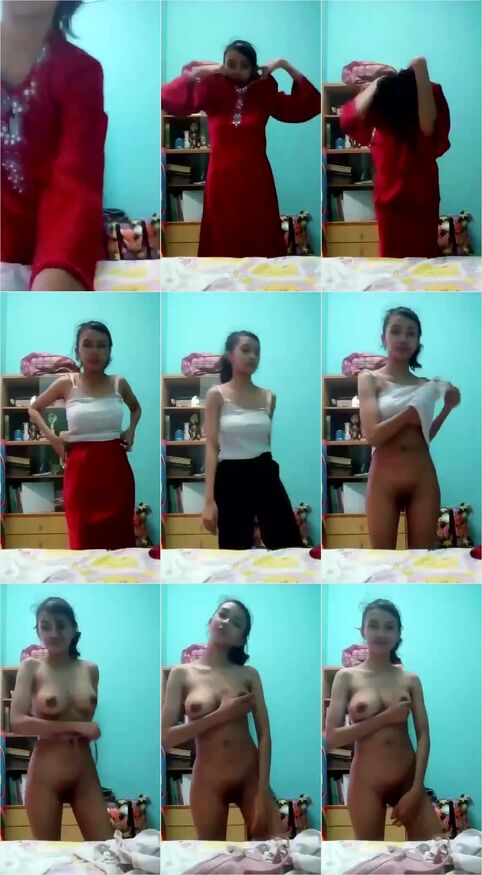 Video Mahasiswi Tasya Nurinie Ganti Baju Merah KingBokep