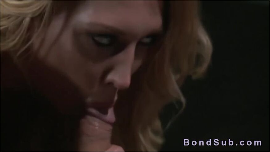 Busty Blonde Slave In High Heels Banged In The Sofa