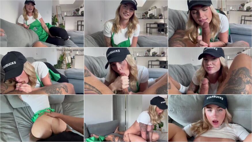 Bokep Barat Barista Girl Cheats On Her Boyfriend While He S At Work I Bet You Would Fuck Me Better Anyways