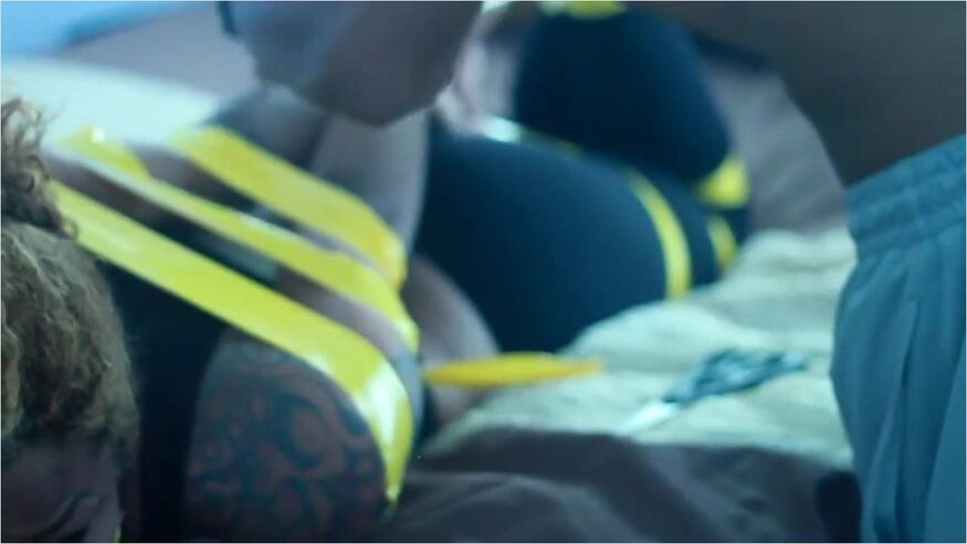 Ebony Gagged