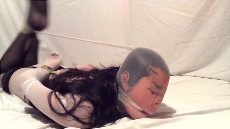 Pantyhose Encasement Hogtie Bondage