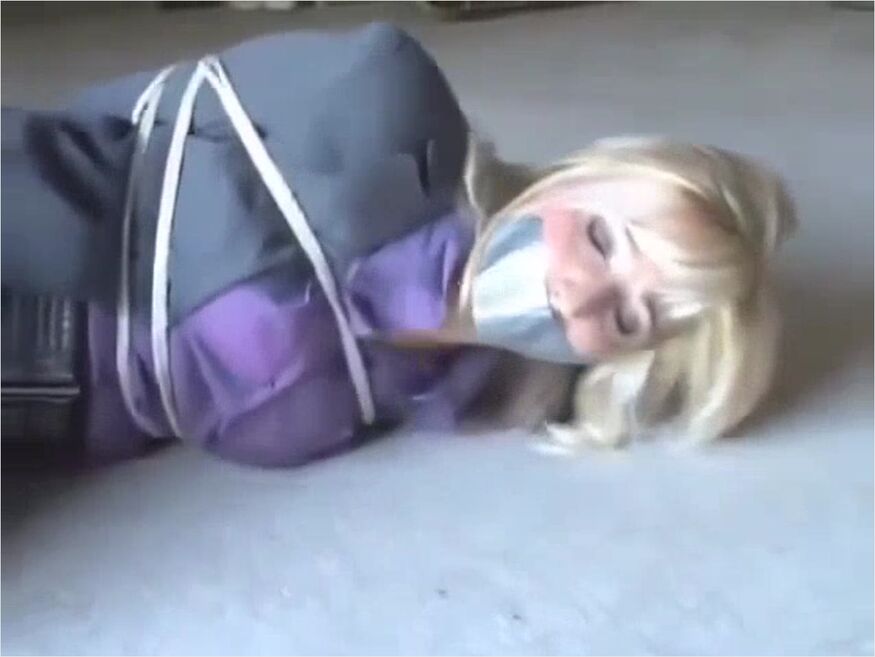 Business Lady Gets Captured, Roped And Tape-gagged