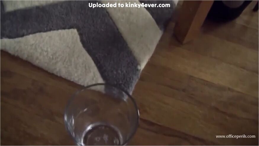 Sahrye Ring Gagged Drooling Into Cup