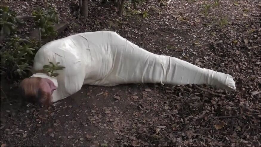 Mummy Wrapped In Microfoam Tape