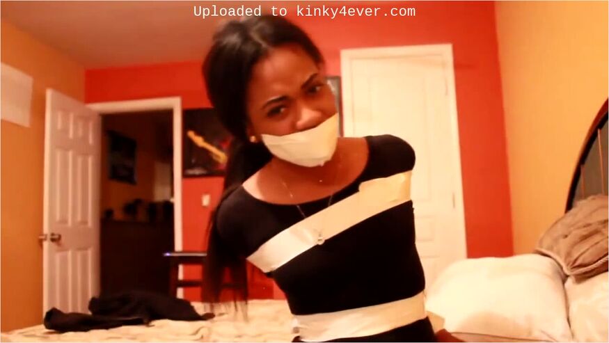 Ebony Gagged