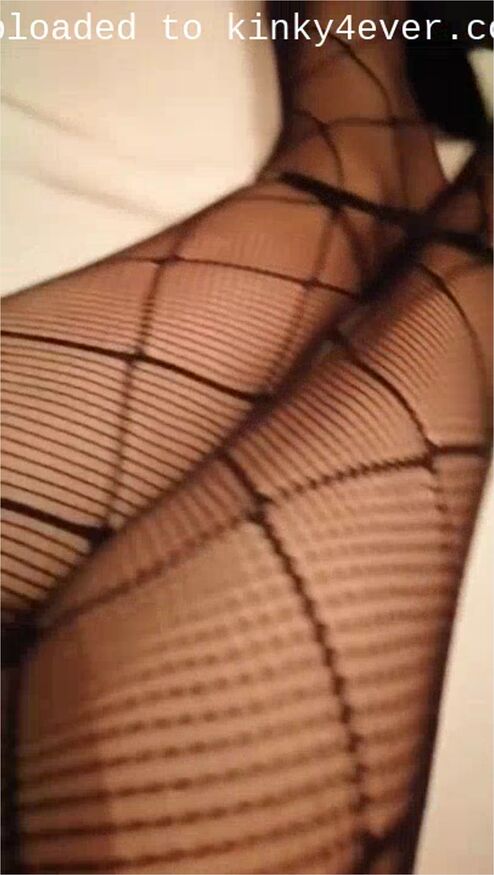 Tied In Pantyhose And Sneaker