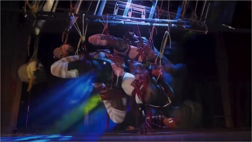 Intense Shibari Live Show With Anuskatzz And Lily Lu From Z-filmz - Dirty Dreaz Extrem Bdsm Bondage