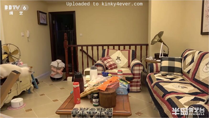 Asian Woman Tied (house Cat Guest Stars)