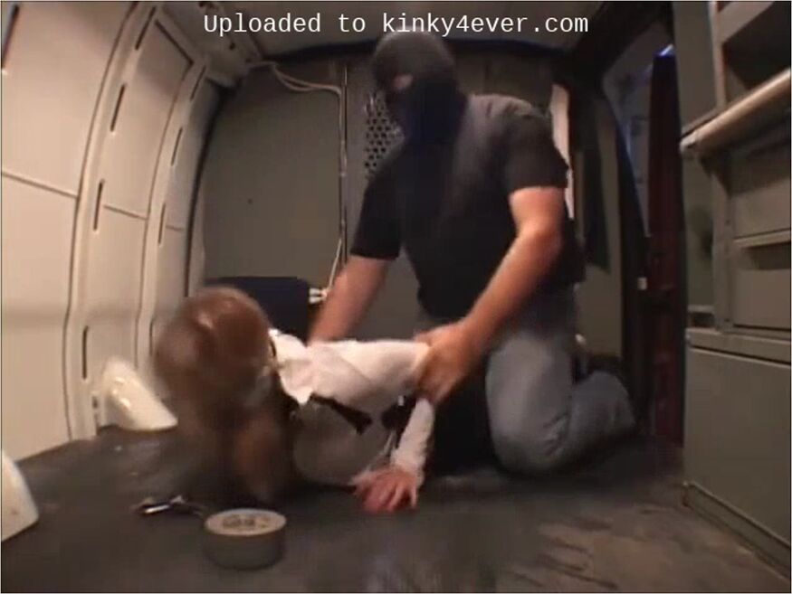 Dakkota Ziptied In Van