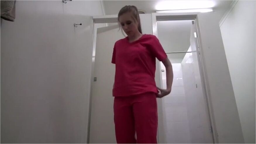 Locking Herself Into Chastity Belt