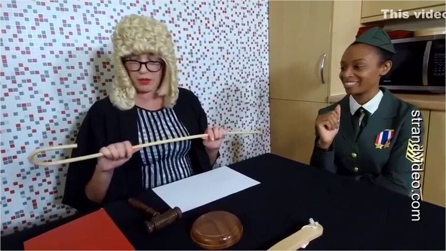 The Only Solution For Cadet Lola Lesdom Spanking