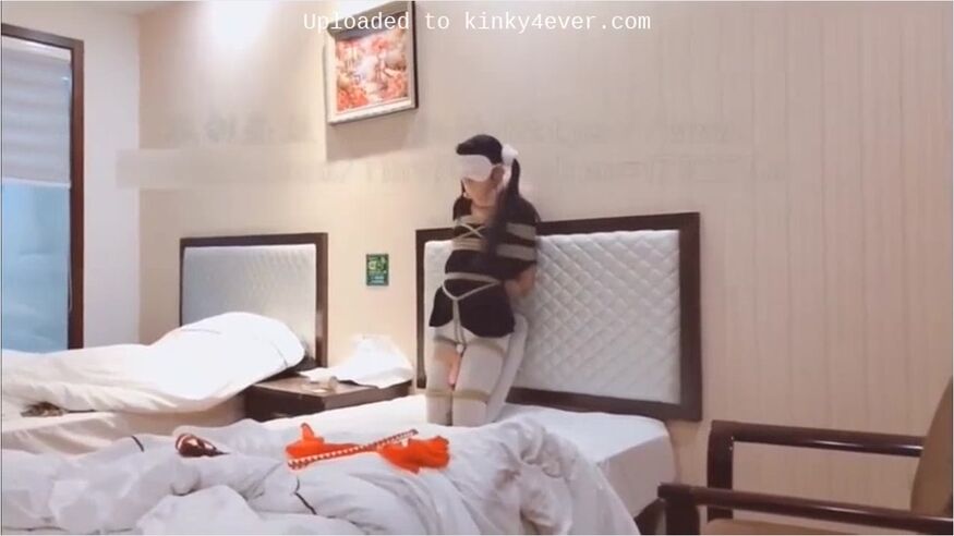 Chinese Girl In White Pantyhose Bondage