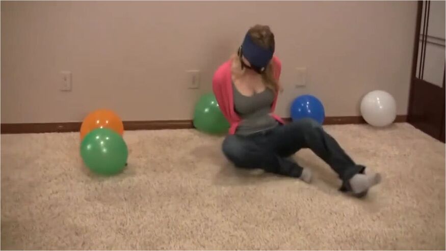 Blonde Getting Blindfolded And Gagged