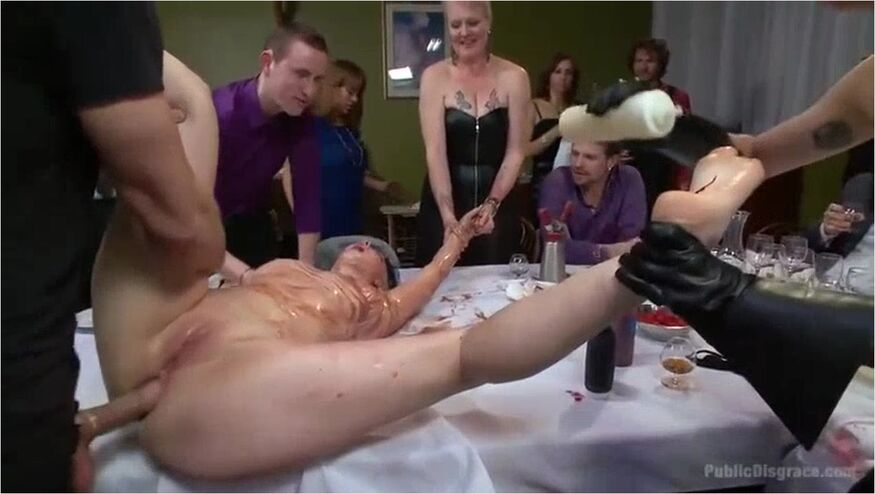 Nerine Mechanique Served Up And Fucked At A Dinner Soiree! - Teaser Video