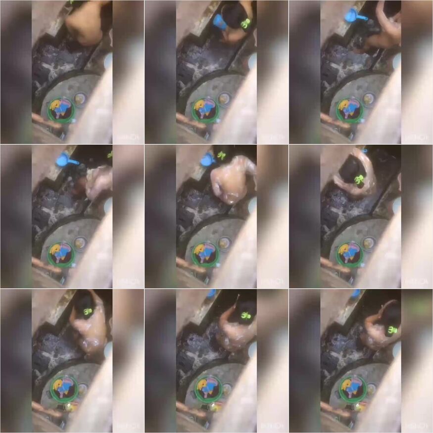 Video Mandi Sore Gayung Biru KingBokep